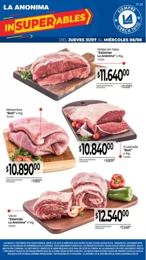 Catálogo La Anonima en General Villegas | Ofertas para cazadores de gangas | 2025-07-31T00:00:00.000Z - 2025-08-06T00:00:00.000Z