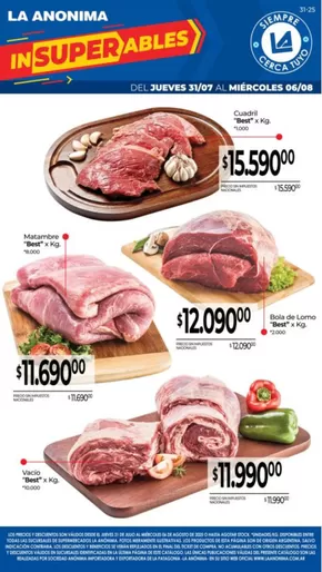 Catálogo La Anonima en General Villegas | Excelente oferta para todos los clientes | 2025-07-31T00:00:00.000Z - 2025-08-06T00:00:00.000Z