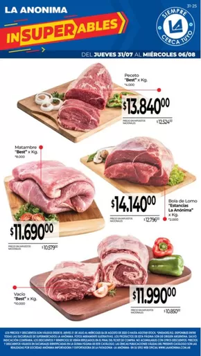 Catálogo La Anonima en General Villegas | Ofertas especiales para ti | 2025-07-31T00:00:00.000Z - 2025-08-06T00:00:00.000Z