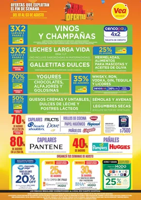 Catálogo Supermercados Vea en Miramar (Buenos Aires) | Oferta fin de semana | 2025-08-01T00:00:00.000Z - 2025-08-03T00:00:00.000Z