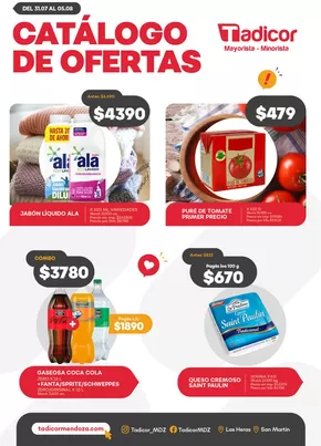 Catálogo Supermercados Tadicor en Chilecito (La Rioja) | Catálogo Supermercados Tadicor | 2025-07-31T00:00:00.000Z - 2025-08-05T00:00:00.000Z