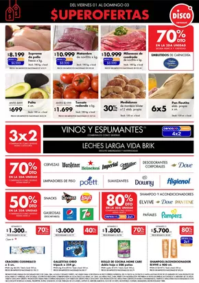 Catálogo Disco en Mar de Ajó | SUPEROFERTAS 25.07  | 2025-07-31T00:00:00.000Z - 2025-08-03T00:00:00.000Z
