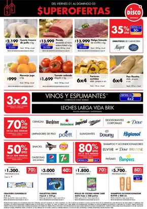 Catálogo Disco en Acassuso | $UPEROFERTAS DE FDS Córdoba | 2025-07-31T00:00:00.000Z - 2025-08-03T00:00:00.000Z