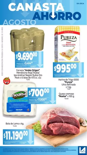Catálogo La Anonima en Acassuso | Gangas exclusivas | 2025-08-01T00:00:00.000Z - 2025-08-31T00:00:00.000Z