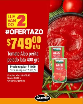 Catálogo Josimar en Banfield | Ofertas especiales atractivas para todos | 2025-08-02T00:00:00.000Z - 2025-08-16T00:00:00.000Z