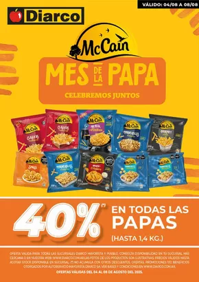Catálogo Diarco en Dock Sur | Diarco Especial Mes De La Papa | 2025-08-04T00:00:00.000Z - 2025-08-08T00:00:00.000Z