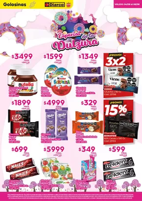Catálogo Diarco en Dock Sur | Diarco Especial Golosinas | 2025-08-04T00:00:00.000Z - 2025-08-08T00:00:00.000Z
