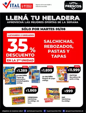 Catálogo Supermayorista Vital en Santa Fe | Llená tu heladera | | 2025-08-05T00:00:00.000Z - 2025-08-05T00:00:00.000Z