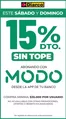 Catálogo Diarco en Chos Malal | 15 OFF MODO SÁB Y DOM | 2026-09-12T00:00:00.000Z - 2026-09-13T00:00:00.000Z