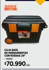 Caja de herramientas Bahco