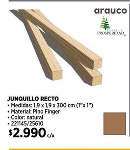 Junquillo recto