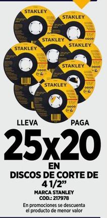 Discos de corte Stanley