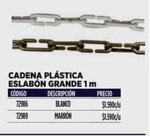 Cadena plástica