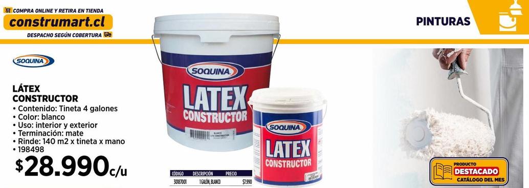 LÁTEX CONSTRUCTOR BLANCO 4 GL