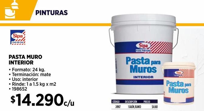 PASTA MURO INTERIOR 24 KL