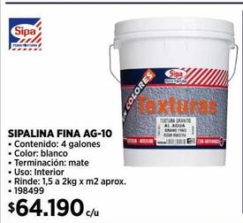 SIPALINA FINA AG-10 BLANCO 4 GL