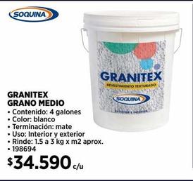 GRANITEX GRANO MEDIO BLANCO 4 GL
