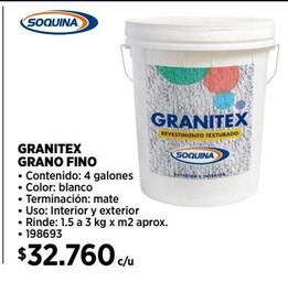 GRANITEX GRANO FINO BLANCO TINETA