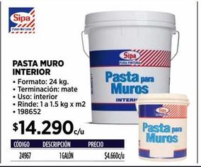 PASTA MURO INTERIOR 24 KL