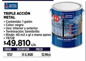 ANTICORROSIVO TRIPLE ACCIÓN METAL NEGRO GALÓN