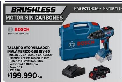 TALADRO ATORNILLADOR INALÁMBRICO BOSCH