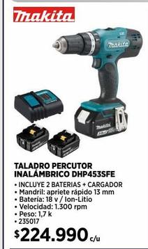 TALADRO PERCUTOR INALÁMBRICO MAKITA