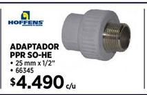 ADAPTADOR PPR SO-HE 25MM X 1/2"