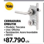 CERRADURA DE MANILLA INOXIDABLE PARA OFICINA