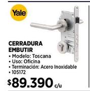 CERRADURA DE MANILLA INOXIDABLE PARA OFICINA