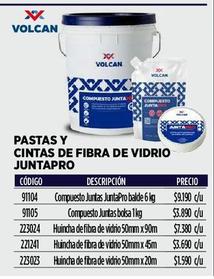 Pastas y cintas de fibra de vidrio