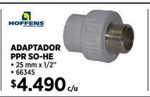ADAPTADOR PPR SO-HE 25MM X 1/2"