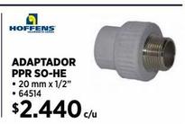 ADAPTADOR PPR SO-HE 20MM X 1/2"