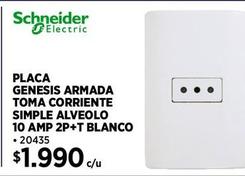 Placa genesis Schneider