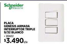 Placa genesis Schneider