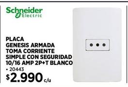 Placa genesis Schneider