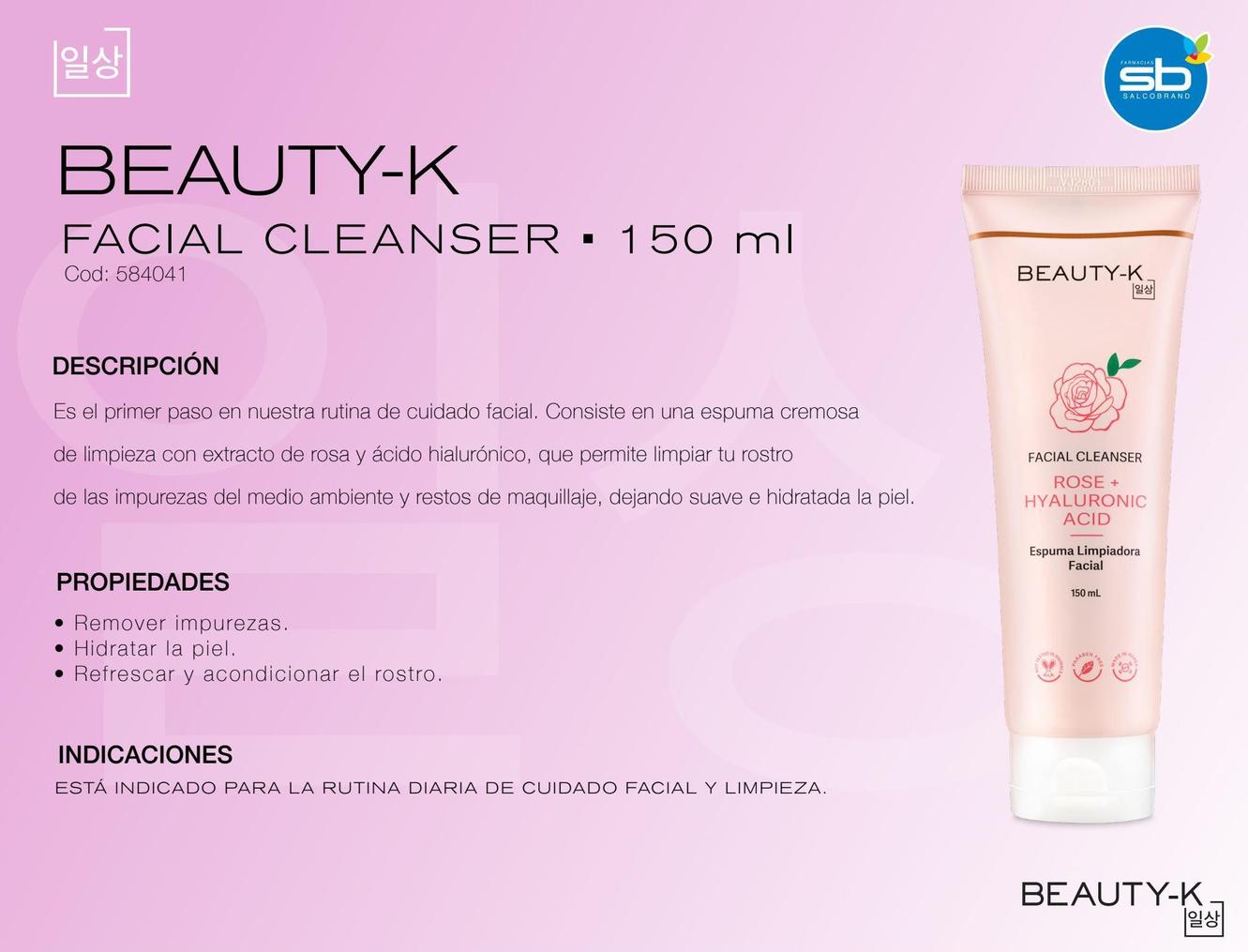 BEAUTY-K FACIAL CLEANSER 150 ml