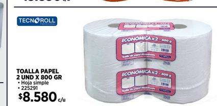 Toalla papel 2un x 800g