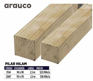 PILAR PINO HILAM 90 X 90 X 2500 MM
