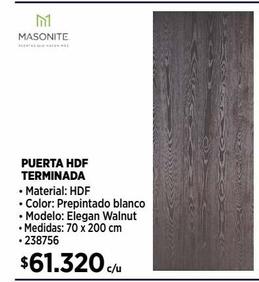 PUERTA HDF TERMINADA