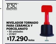NIVELADOR TORNADO 1,5 MM X 6 CM 50 PIEZAS