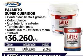 Pajarito súper cubridor 4gl
