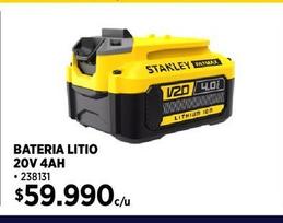 BATERÍA DE ION DE LITIO 4 AH 20 V