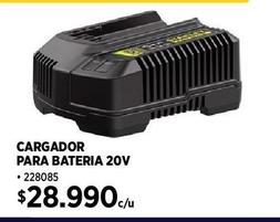 CARGADOR PARA BATERIA 20V