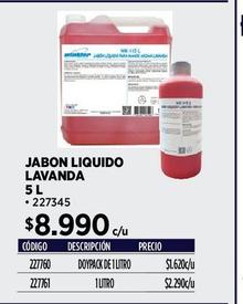 JABÓN LÍQUIDO WINKLER LAVANDA 5L