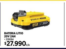 BATERÍA DE ION DE LITIO 2 AH 20 V