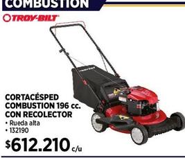CORTACÉSPED A COMBUSTIÓN 190 CC CON RECOLECTOR RUEDA ALTA