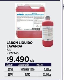 JABÓN LÍQUIDO WINKLER LAVANDA 5L