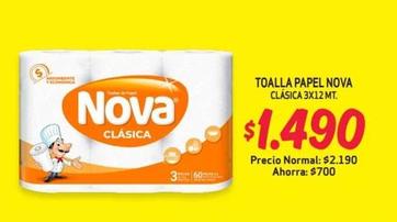 Nova - Toalla Papel Clásica 3x12 Mt.