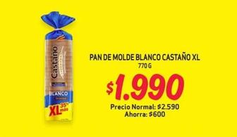 Castaño - Pan De Molde Blanco 770 G