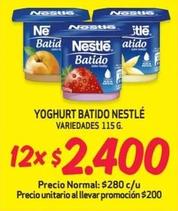 Nestlé - Yoghurt Batido Variedades 115 G.